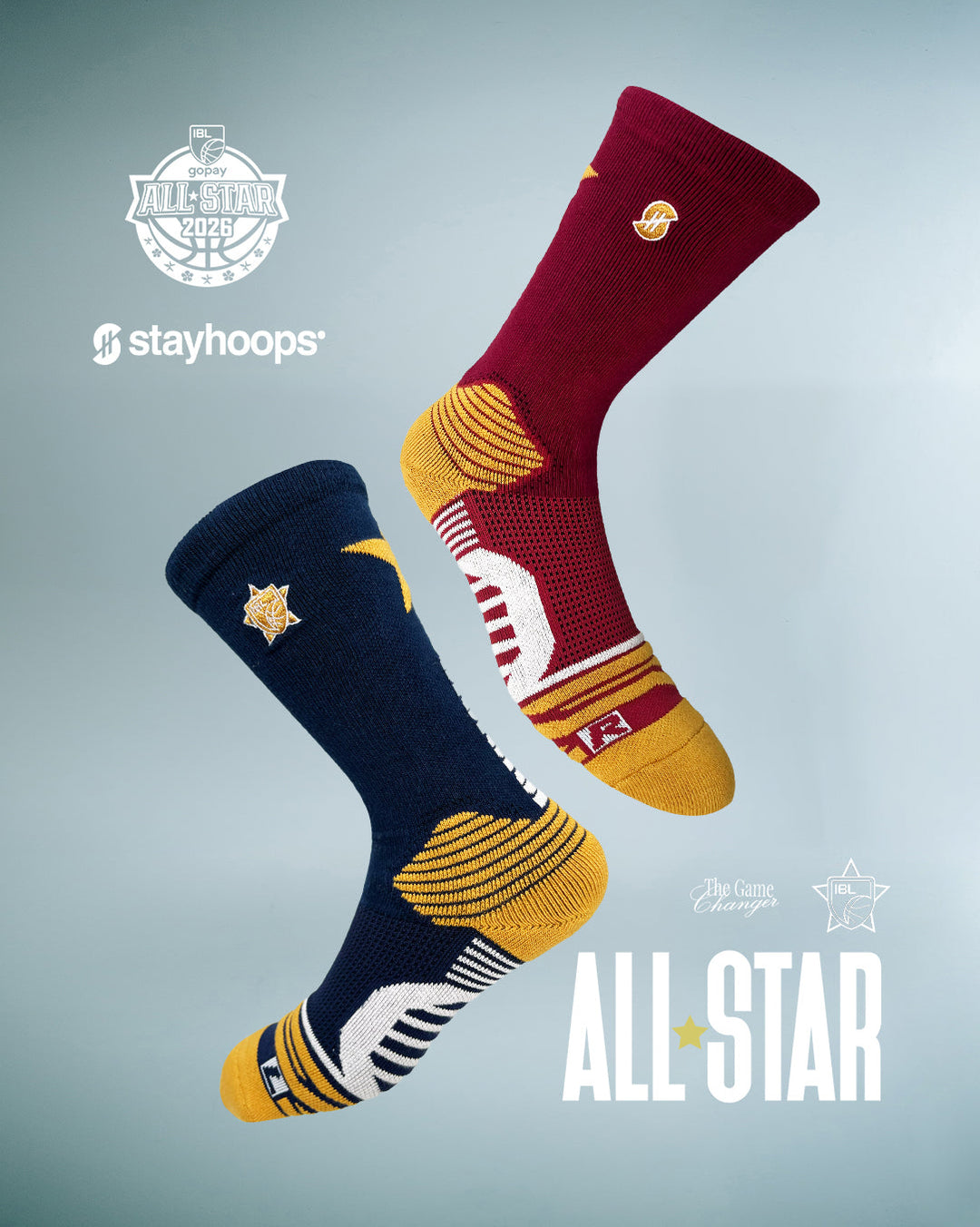 Detail IBL x Stayhoops Hi-Performance Socks All-Star 2026