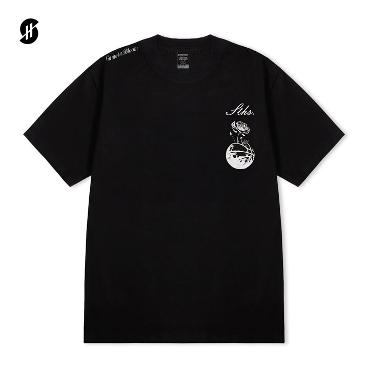 GAME IN BLOOM BLACK TEE
