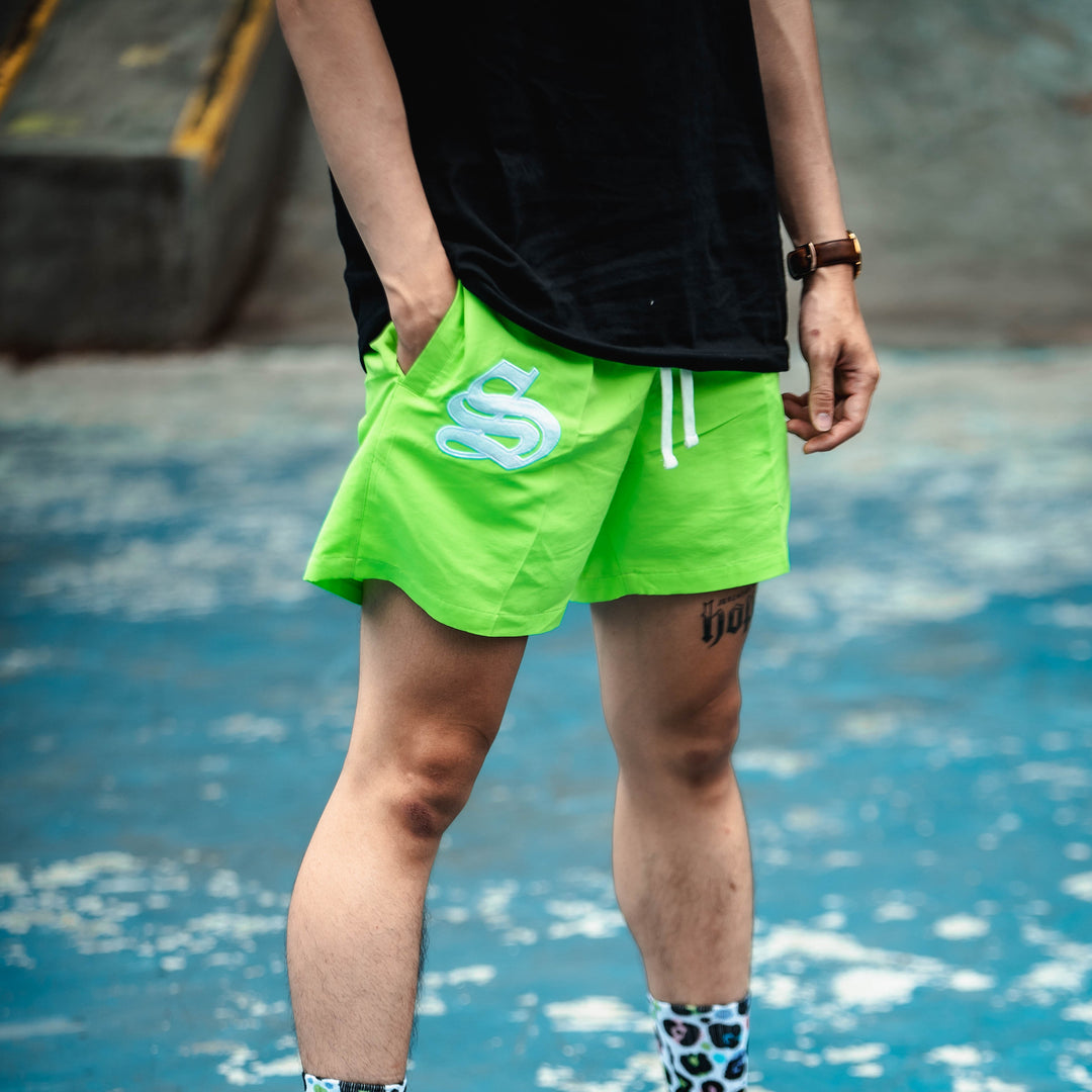 Origin Shorts Neon Green