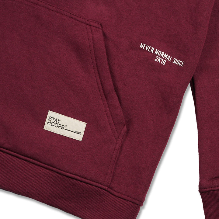 Obsidian Maroon Hoodie