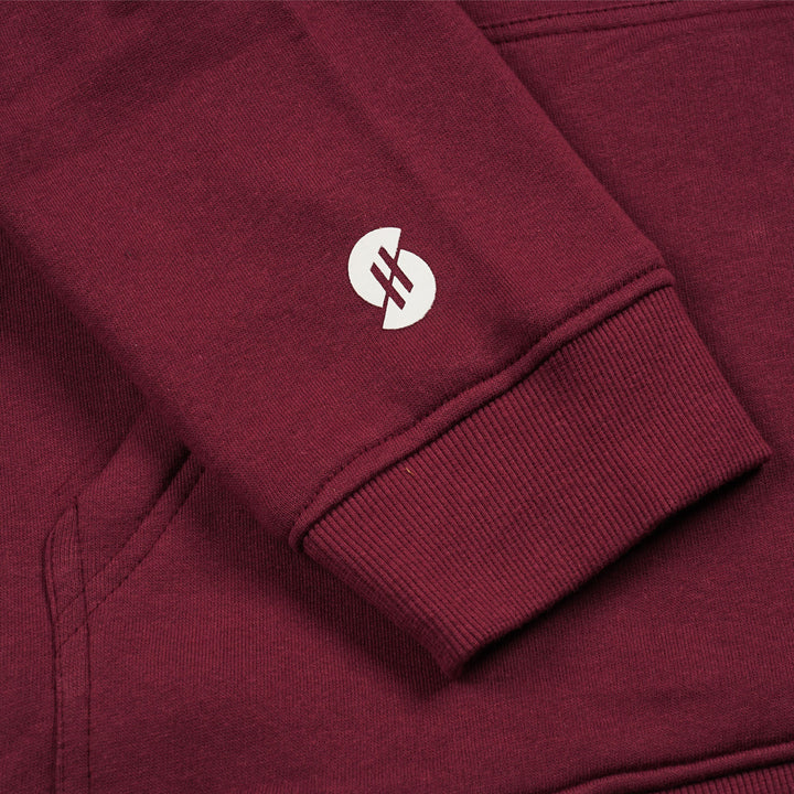 Obsidian Maroon Hoodie