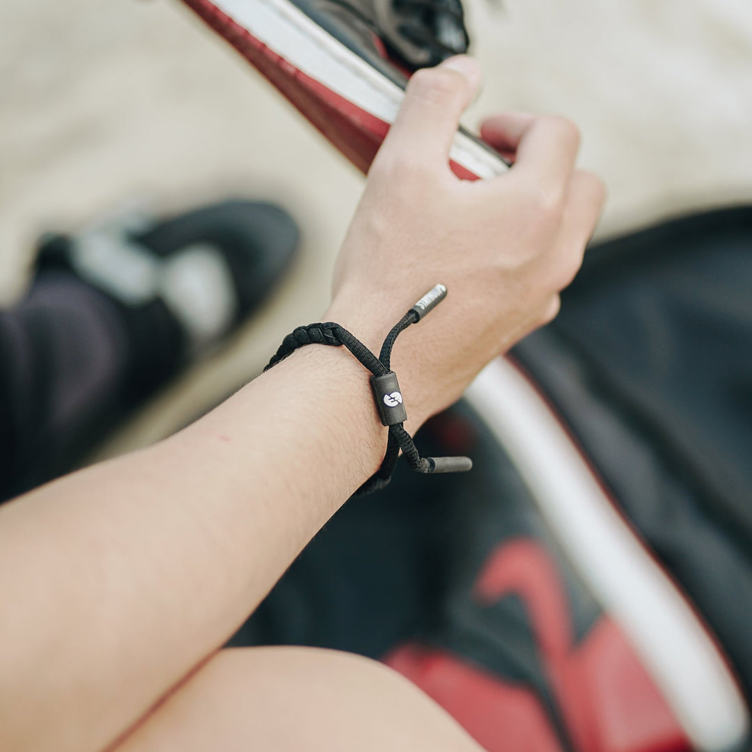 SH Black Braided Bracelet