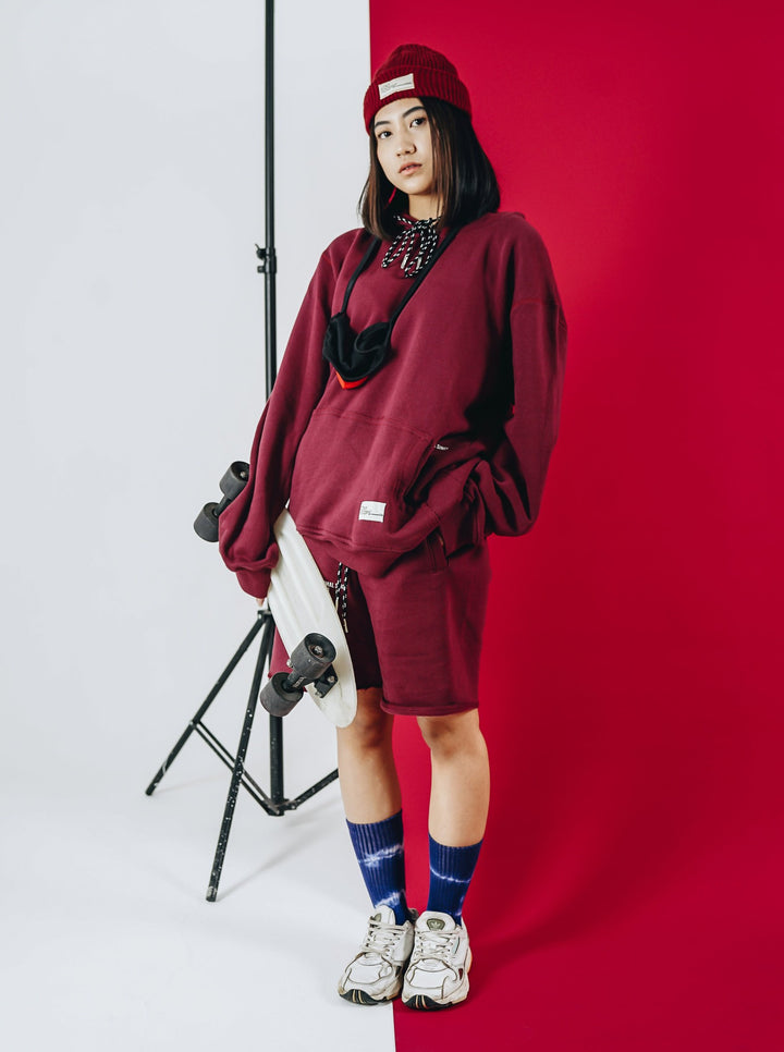 Obsidian Maroon Hoodie