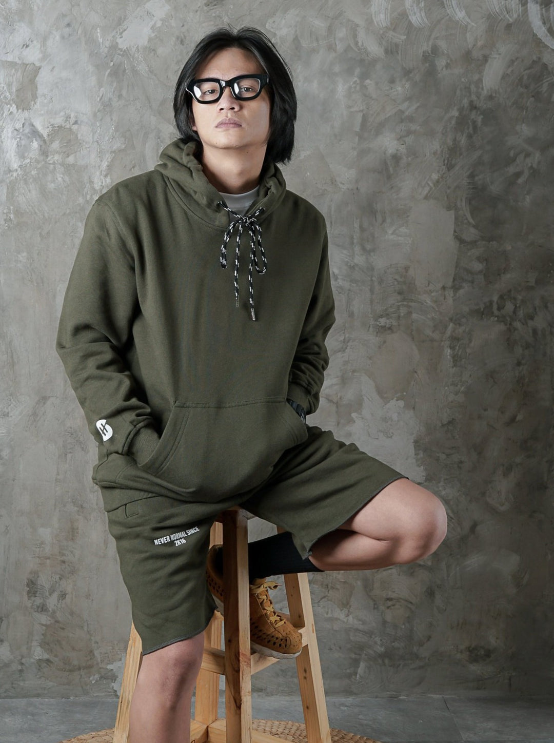 Obsidian Army Green Hoodie