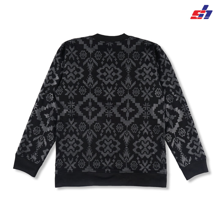 BoB Songket Fullprint Sweatshirt Black