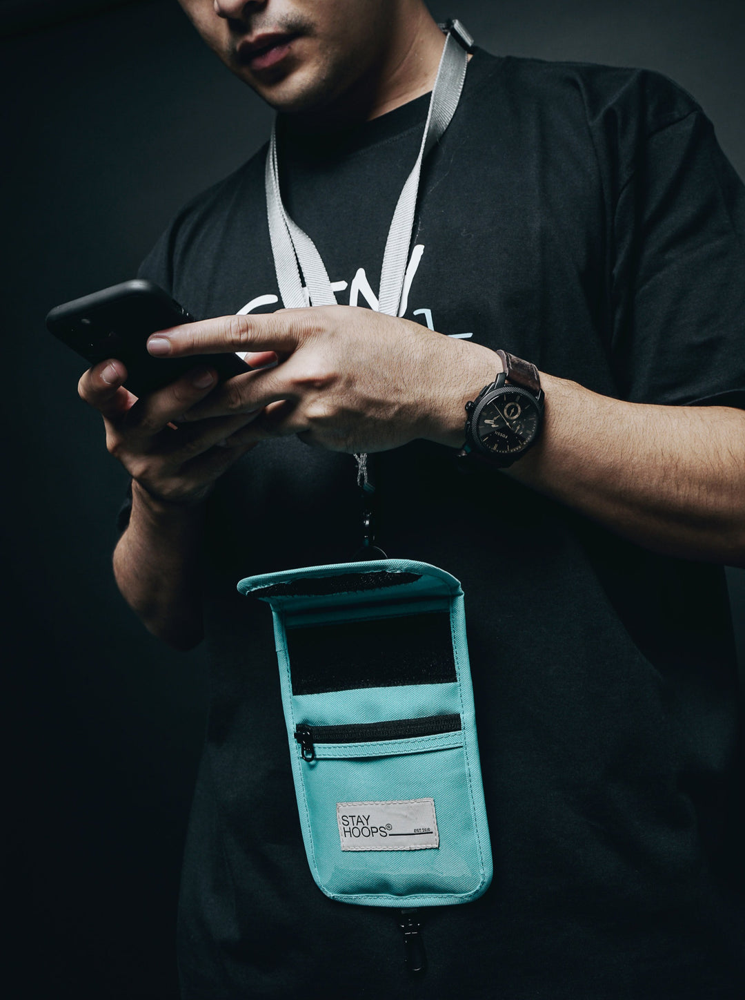 Reise Neck Pouch Turquoise