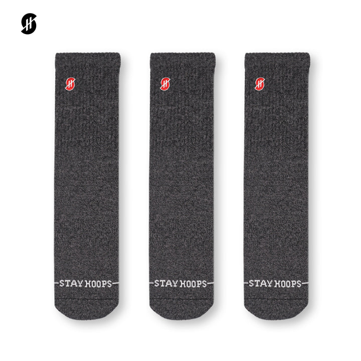 Plain Twist Grey Set - Bundle Socks