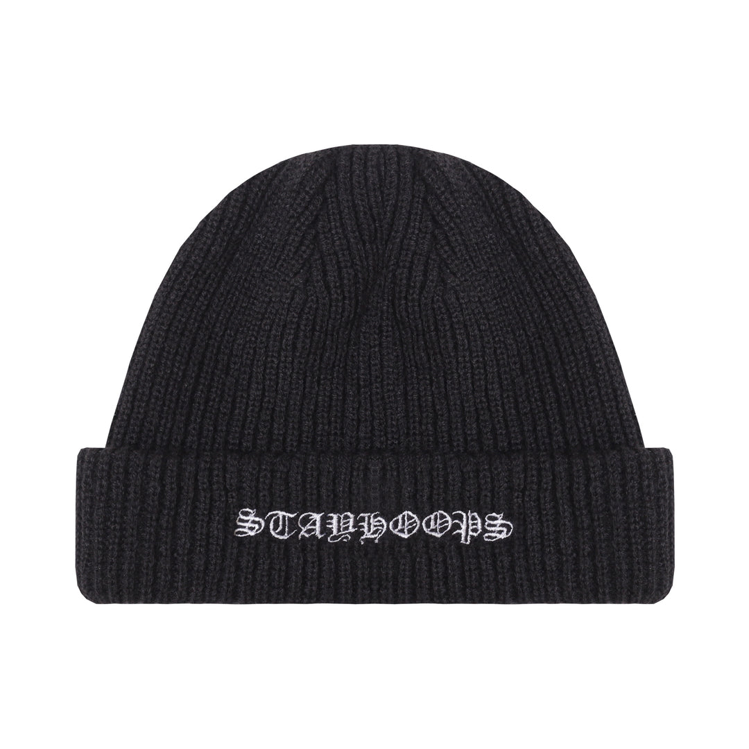 Duplex Logo Beanie Black