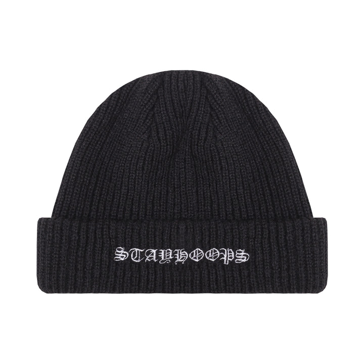 Duplex Logo Beanie Black