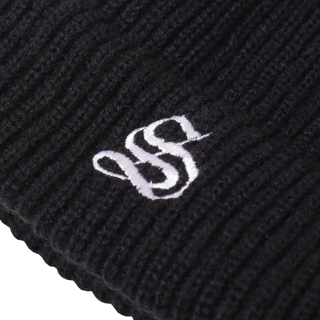 Duplex Logo Beanie Black