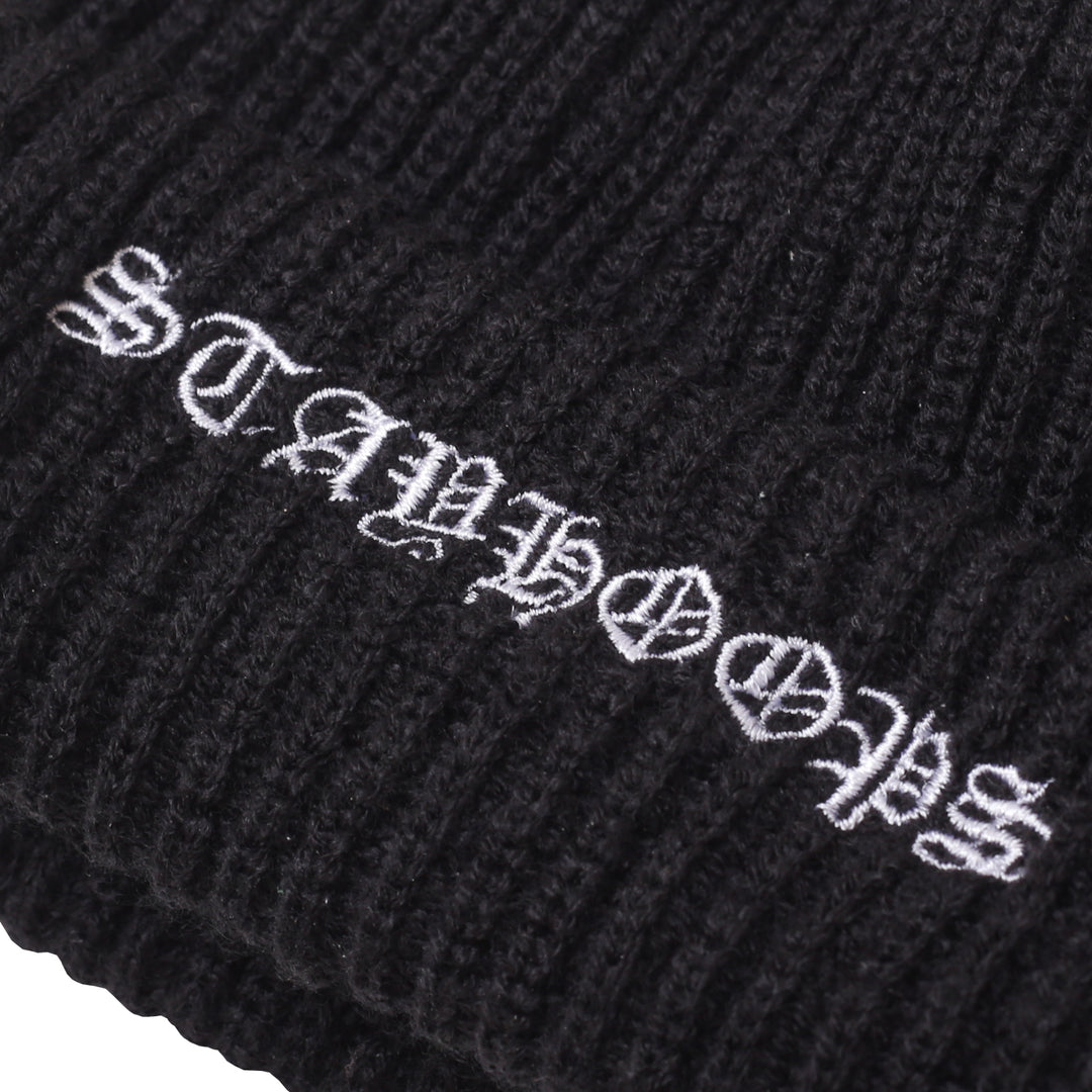 Duplex Logo Beanie Black